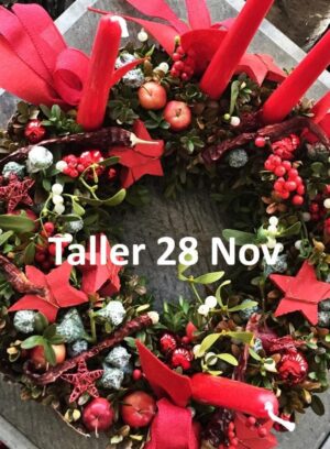 Taller Corona d'Advent 28 Nov